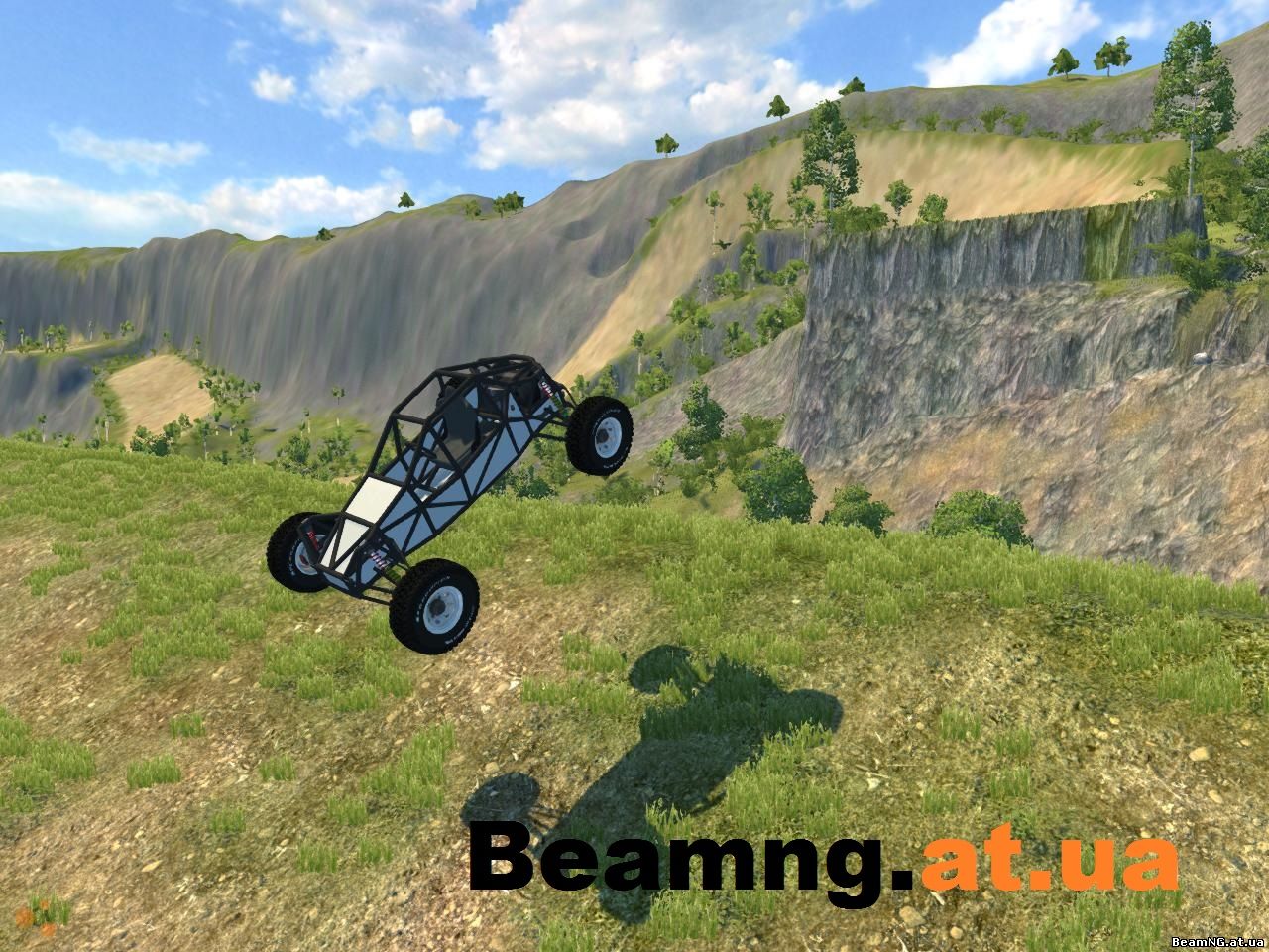 Карта крутой спуск для beamng drive